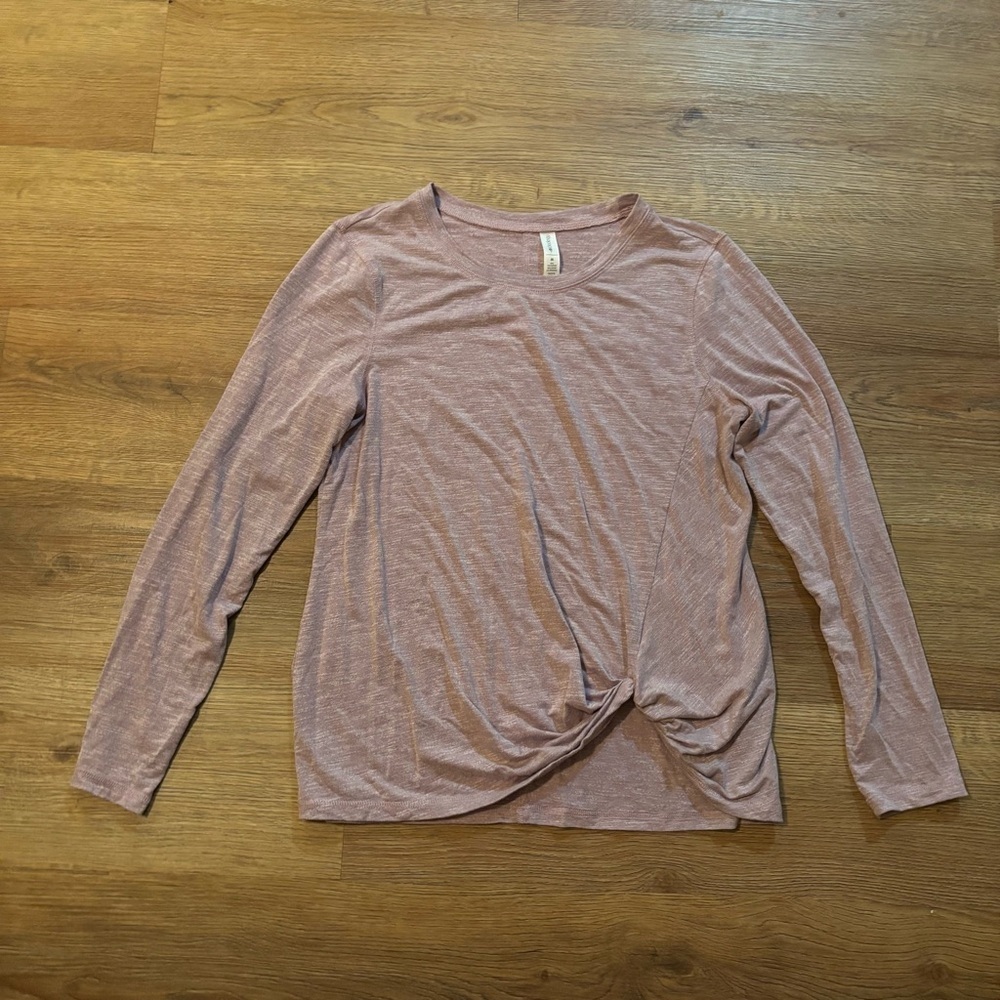 Women's Pink Long Sleeve Top